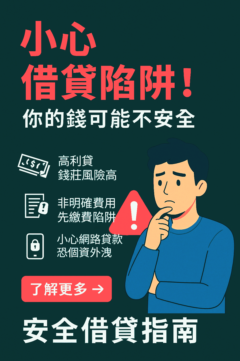 借貸時常遇到的陷阱 要注意的事項